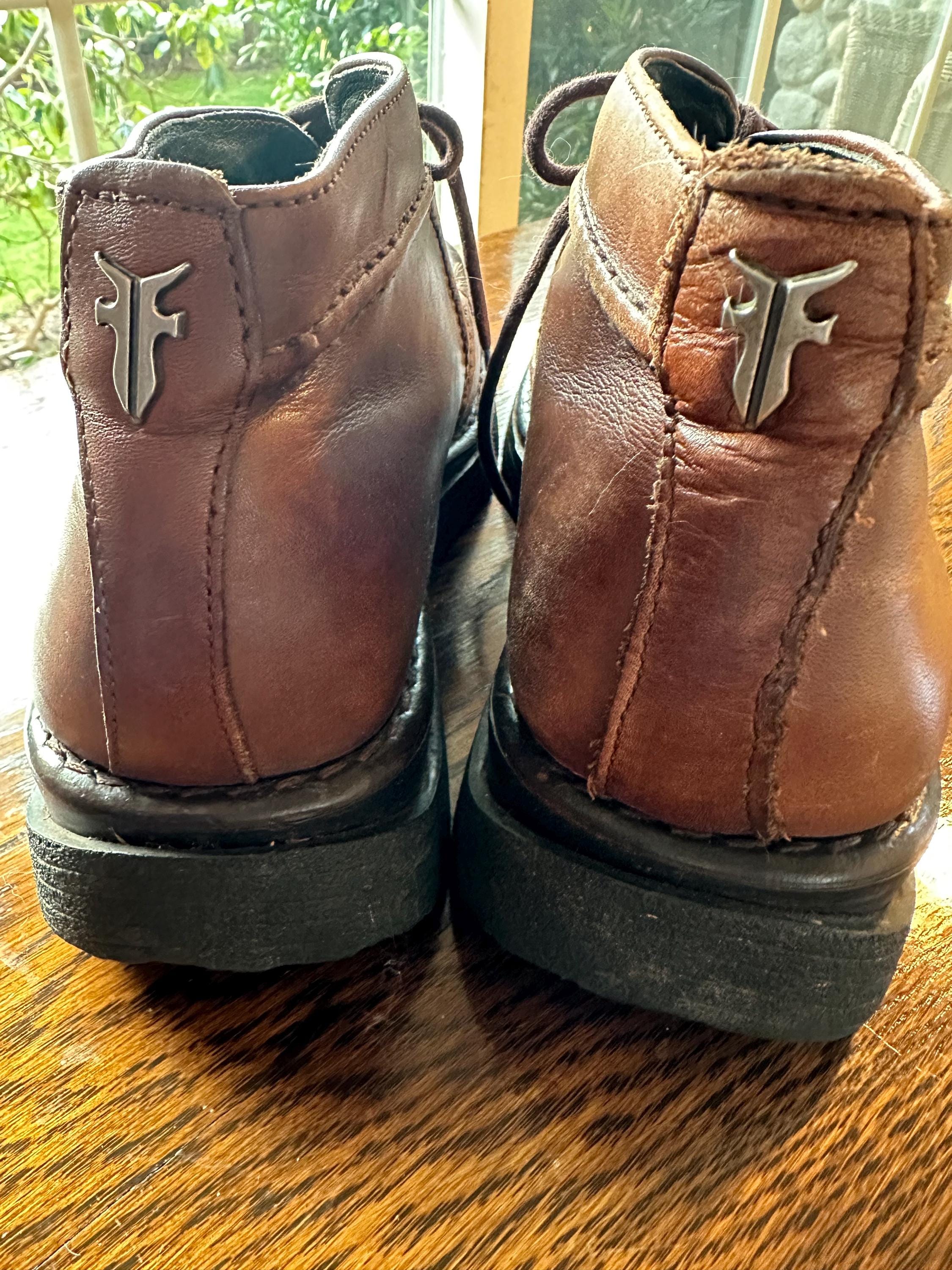 Frye Men\'s Brown Leather Fleece Lined Chukka‎ Boots 12 Amazon.com | Frye Men main image 2