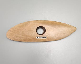 Costilla de cerámica de madera de arce duro con forma de tabla de surf