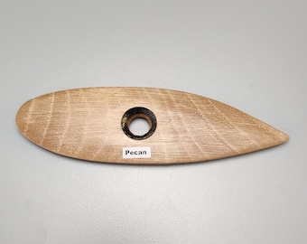 Costilla de cerámica de madera de nogal con forma de tabla de surf