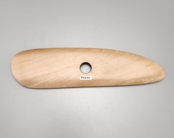 Costilla de cerámica de madera de nogal con forma de tabla de surf