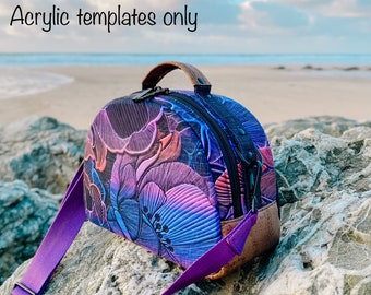 The Konin Bowler purse by Country Cow Designs acrylic templates only