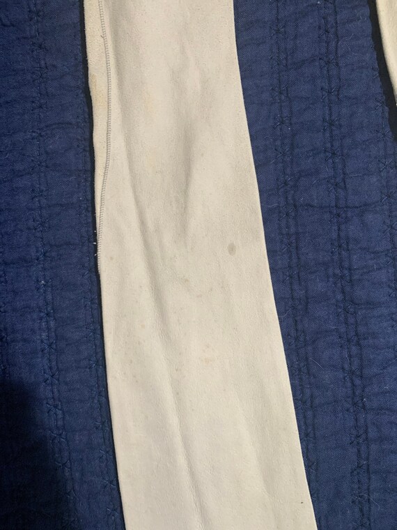 Dove gray kid opera gloves, 1930’s Gem