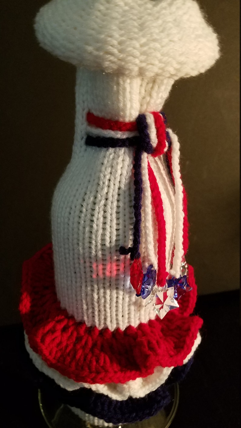 Elegant Upscale Handcrafted Knitted Packaging Knitted Handcrafted Elegant Wine Bottle Bags