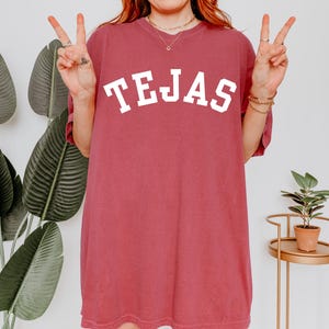Tejas Shirt Spanish Tex Mex Tshirt Western Cowgirl Oversized Shirt for Women Unisex Comfort Colors Tee Texas Shirts Mexican Shirts