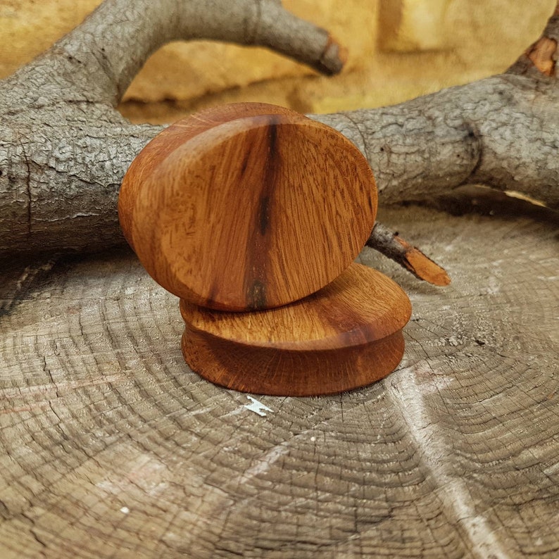 46mm Pair of oval corkwood plug.