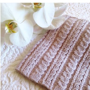 Orchideus II Cowl Strickmuster, Strickmuster, gestricktes Muster, gestricktes Muster, gestricktes Muster, sofortiger Download pdf DIY-Anleitung