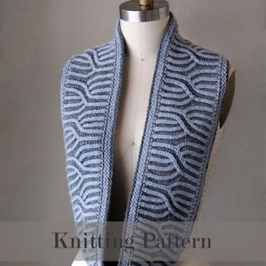 Lavington II Cowl knitting PATTERN, knit cowl pattern, knitted cowl pattern, brioche cowl pattern, diy pattern, instant download pdf