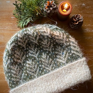 Beautiful BC Hat knitting PATTERN, knit hat pattern, knit pattern, colorwork hat PATTERN, beanie pattern, instant download pdf