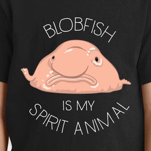 Kids Blobfish Shirt, Blobfish Shirt For Girls, Blobfish Shirt For Boys, Funny Blob Fish Gift, Fish Spirit Animal Marine Life Tee Kids Sizes