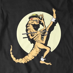 New Dancing Hello My Baby Chestburster Alien T-Shirt Funny Fine Cotton Jersey Mens and Ladies Womens T-Shirt Unisex Adult Sizes