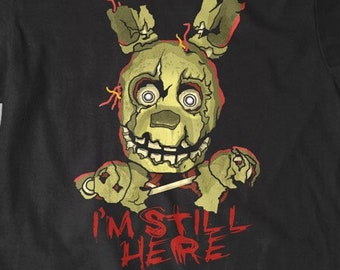 New I&#39;m Still Here Scary Bunny Fine Cotton Jersey Mens and Ladies Womens T-Shirt Unisex Adult Sizes