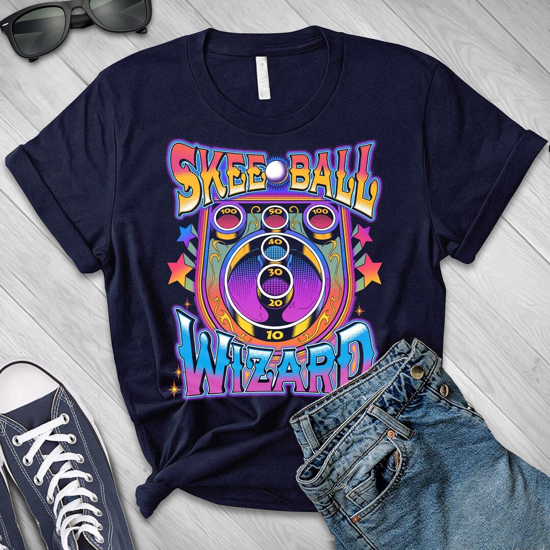 Skee Ball Kids Tshirt Skee Ball Wizard Retro Graphic Youth Etsy