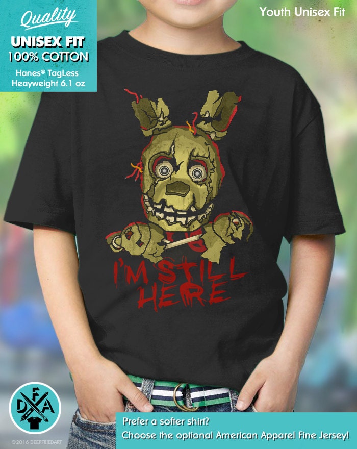 Five Nights At Freddys T-Shirt Springtrap Vintage FNAF