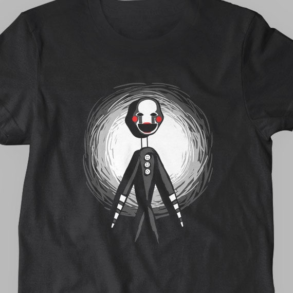 Fnaf Nightmare / Puppet ) T Shirt 100% Cotton Five Nights At Fnaf