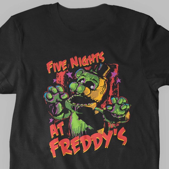 five nights at freddy's t shirt uk