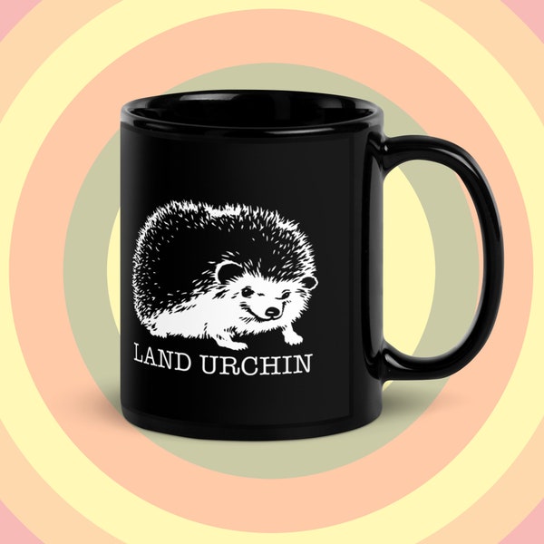 Hedgehog Shirt Cute Hedgehog Mug, Hedgehog Gifts, Animal Lover Coffee Mug, Pet Porcupine Gift, Hedgehog Lover Tea Mug Funny Land Urchin Mug