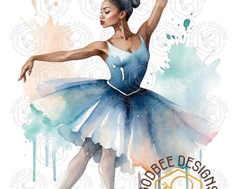 Watercolor Ballet Dancer Clipart, Ballet Dancer Clipart, Ballerina Clipart, Free Commercial Use, Digital Download, Clip Art, Digital Craft