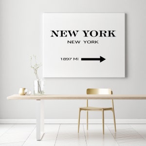 New York Marfa Art - Marfa Canvas - Gossip girl inspired Marfa Art