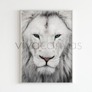 White Lion Hunt - Motivational Canvas - Entrepreneur Art - Success Canvas - Success Art -White Lion Hunt canvas - VIVA CANVAS art