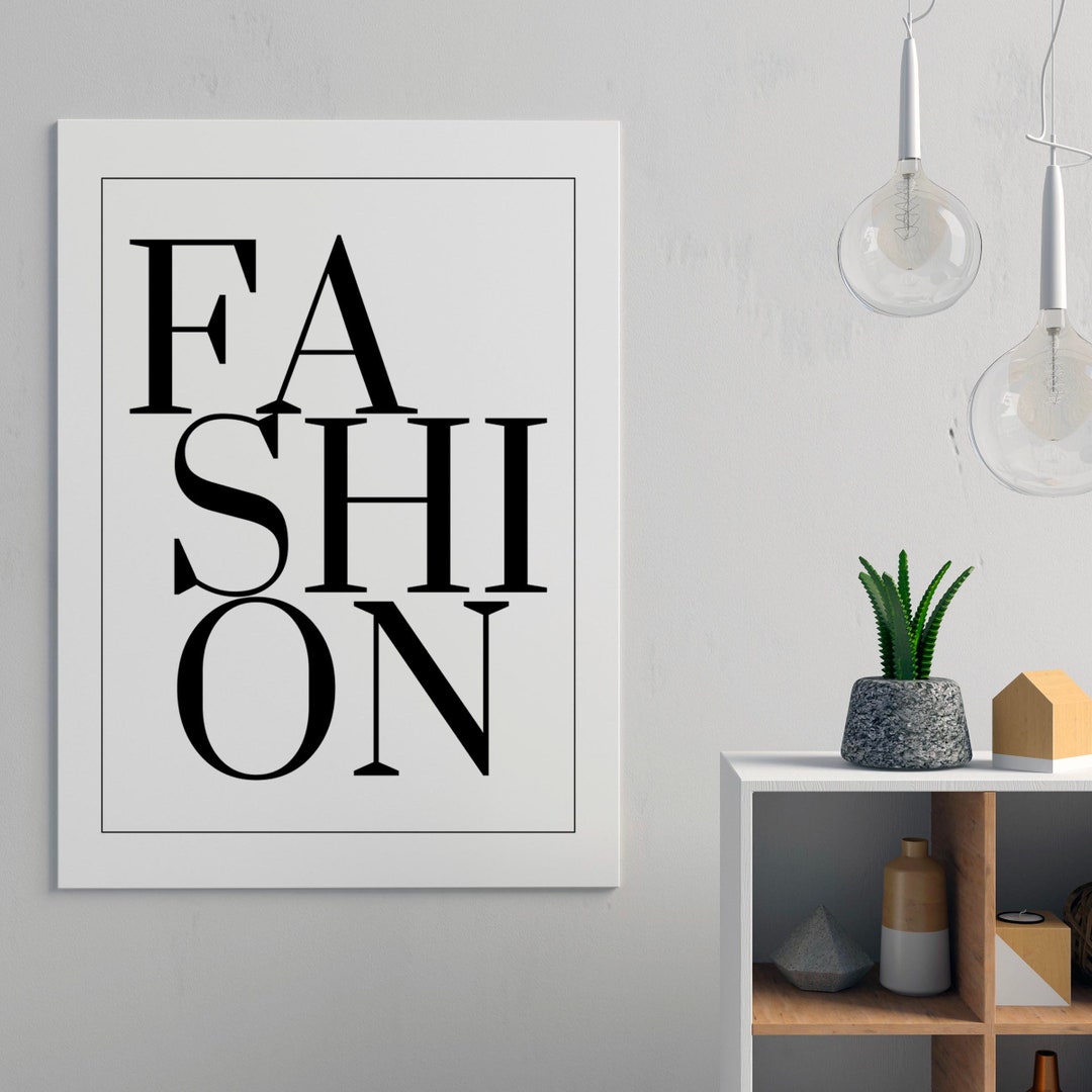 Fashion Canvas Art - Fashion Wall Decor / Fashion Wall Art / Fashion ...