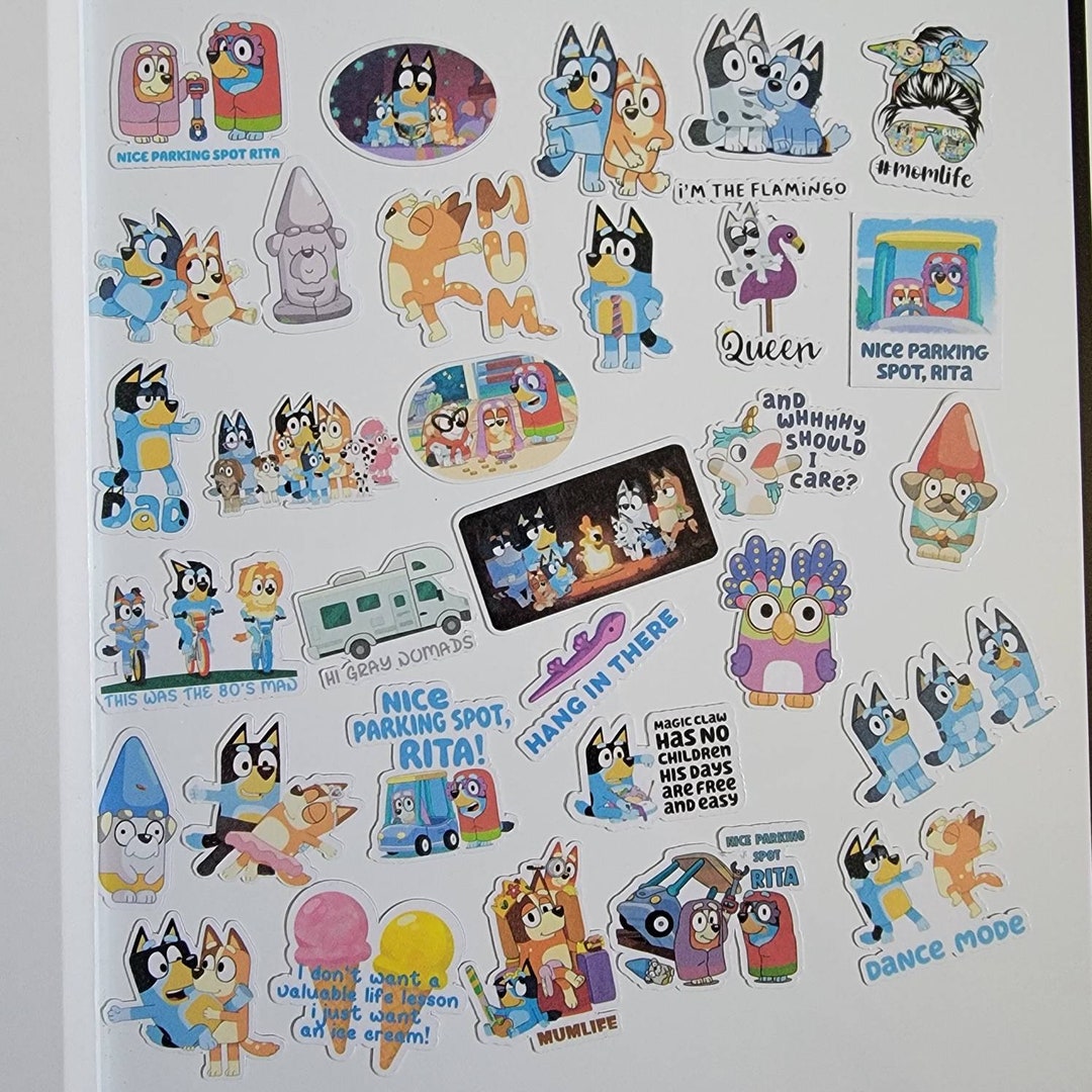 Blue Dog Locker Refrigerator Bluey Etsy