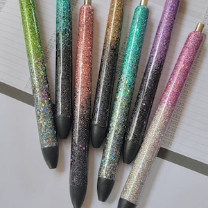 Personalized Glitter Pens, Glitter Gel Pen, Gel Pen, Custom Pens