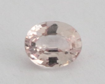 0.77 Cts No Heat Oval Cut Light Pink Sapphire, Sapphire Engagement, Unheated Sapphire, Natural Loose Sapphire, Pink Gemstone, Peach Sapphire