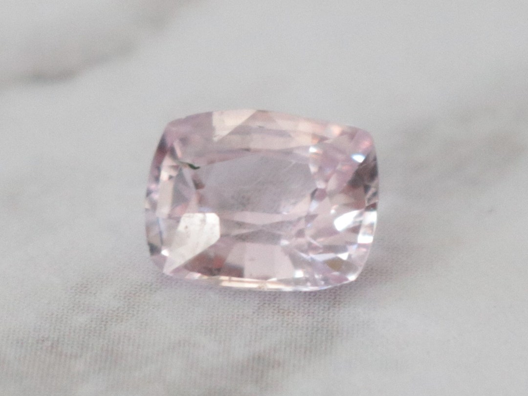 GIA Certified 1.83 Cts. Cushion Cut Light Pink Sapphire Etsy