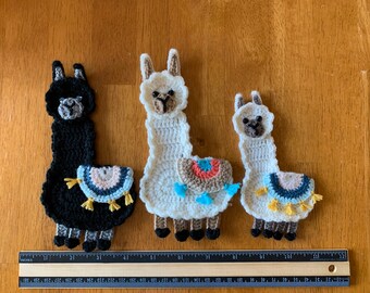 crochet llama purse