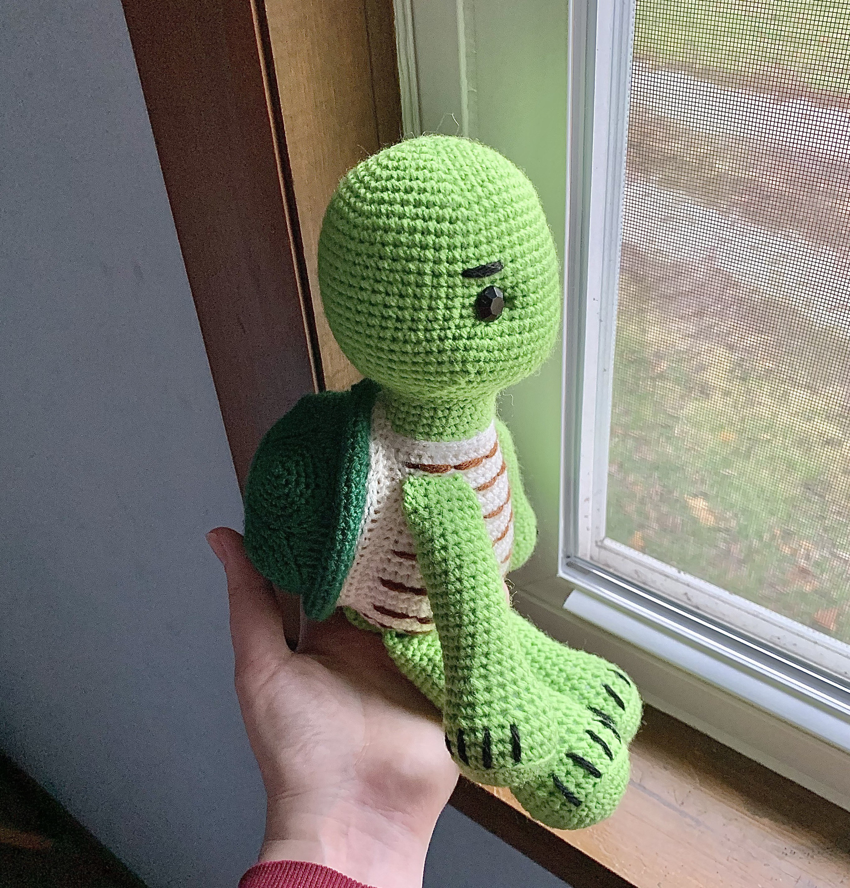 Super Cute Tommy Turtle Amigurumi Crochet Stuffed Turtle - Etsy