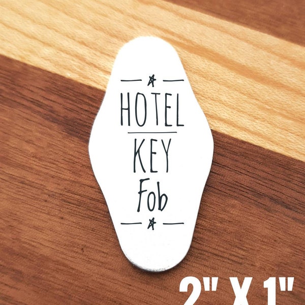 ON SALE FIVE (5) Antique Hotel Key Fob Blanks, Key Fob Blanks, Aluminum Key Fob Blanks, Aluminum Key chain blanks, Keychain Blanks, Qty 5