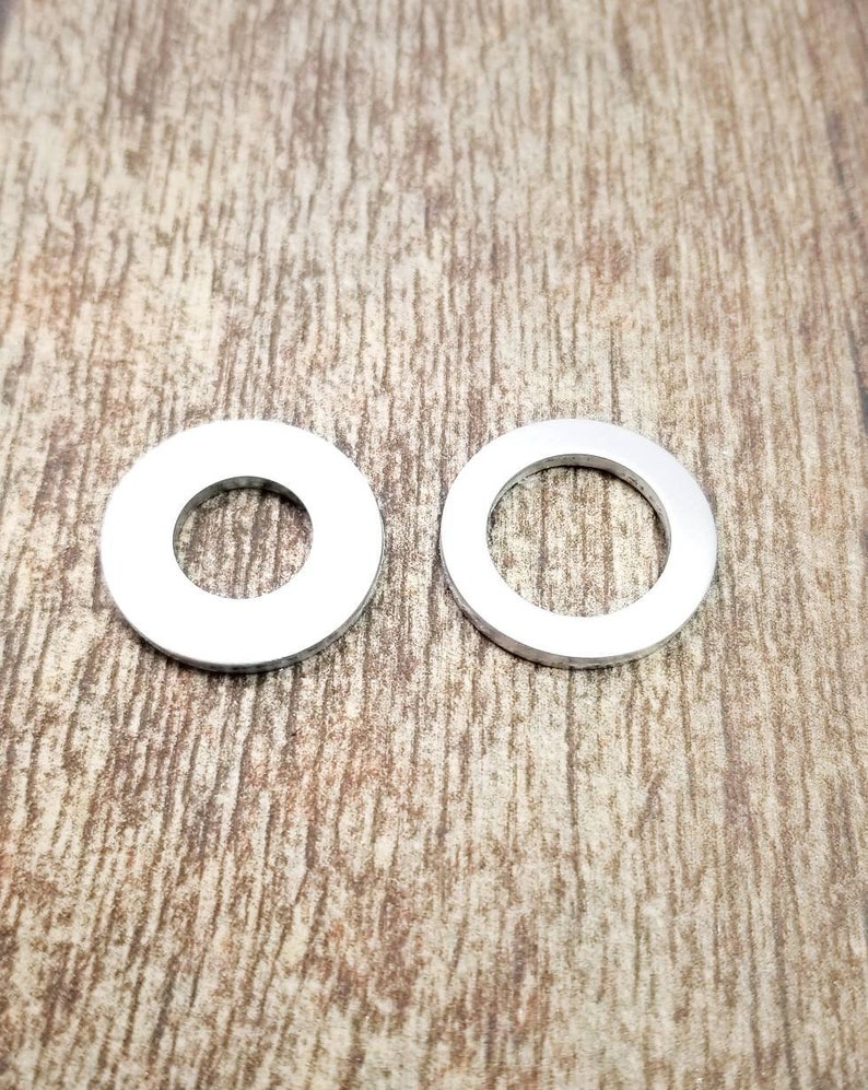 Small Washer blank washer blanks Aluminum washer blank thin Etsy
