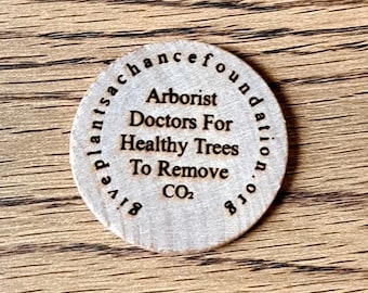 Arborist Wooden Token
