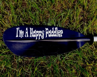 I'm A Happy Paddler - kayak sticker - SUP decal - canoe sticker - kayak decal - paddle sticker - boat decal - party gift - dragon boat decal