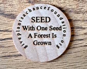 Seed 2 Wooden Token