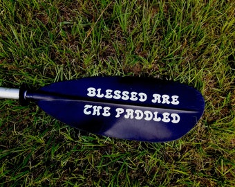 Blessed Are The Paddled -kayak sticker - SUP decal - canoe sticker - kayak decal - paddle sticker  boat decal  party gift  dragon boat decal
