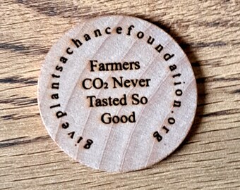 Farmers Token Wooden Token