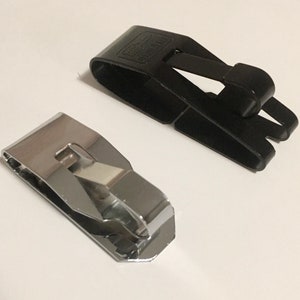 The Secure Belt Clip - lightsaber d-ring clip (Silver or Black)