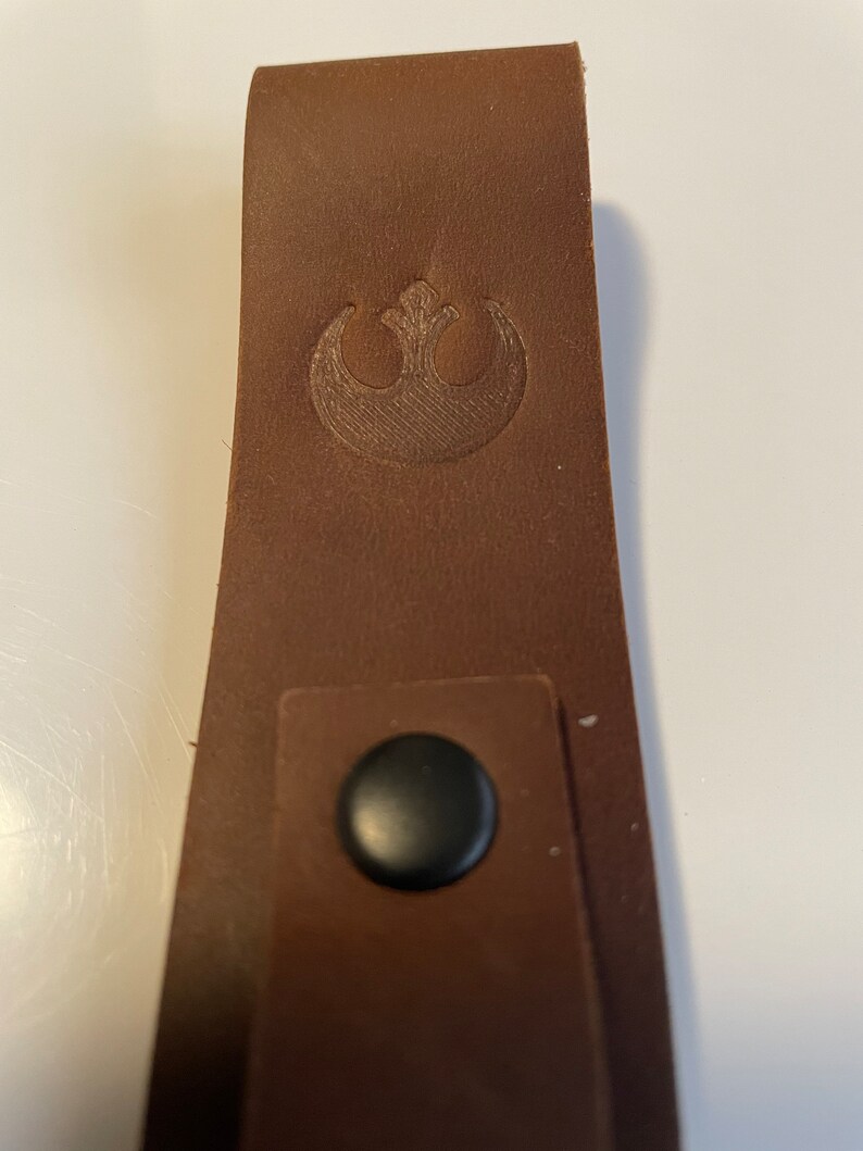 Leather Lightsaber Belt Clip for Dring or Triangle Ring or Etsy
