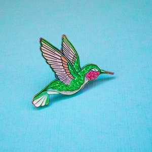 Hummingbird Pin | Hummingbird Gifts | Hummingbird Enamel Pin | Bird Lover Gift Ideas | Bird Accessories