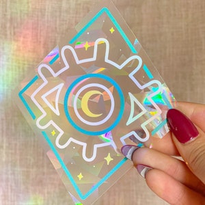 Eye Suncatcher Decal | Eye Lover Gift Ideas | Rainbow Sticker for Windows | Housewarming Gifts | Rainbow Maker | Third Eye Sticker