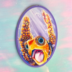 Turtle Magnet | Turtle Lover Gifts | Fridge Magnet | Turtle Accessories | Car Magnet | Turtle Gift Ideas | Sea Turtle Art