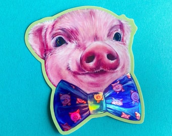 Pig Sticker | Pig Gifts Ideas | Pig Accessories | Cute Piglet Sticker Sticker | Farm Animal Lovers