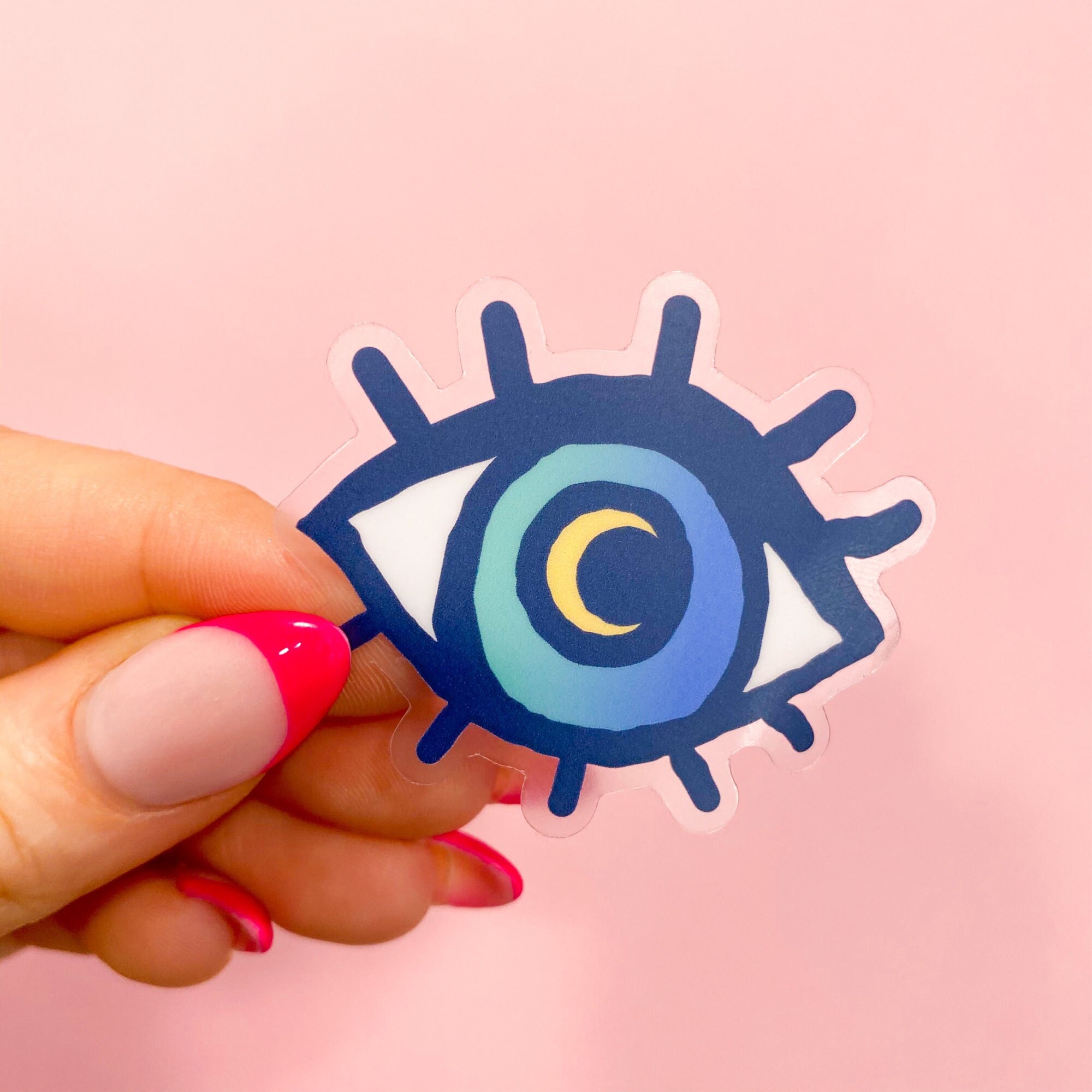 Eye Sticker Transparent Vinyl | Eye Gift Ideas | Third Eye Sticker ...