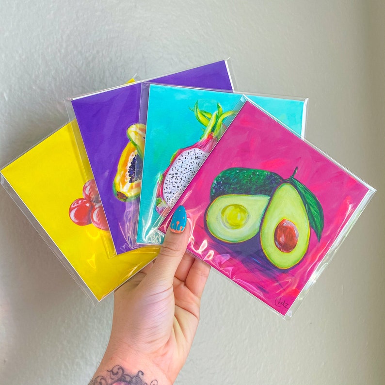 Konsttryck av guava | Färgglad guavamålning | Köksdekor av guavafrukt | Fruktälskare | Presentidéer av guava | Fruktdekor bild 7