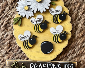 family honey bee mothers day gift- grandparent gift