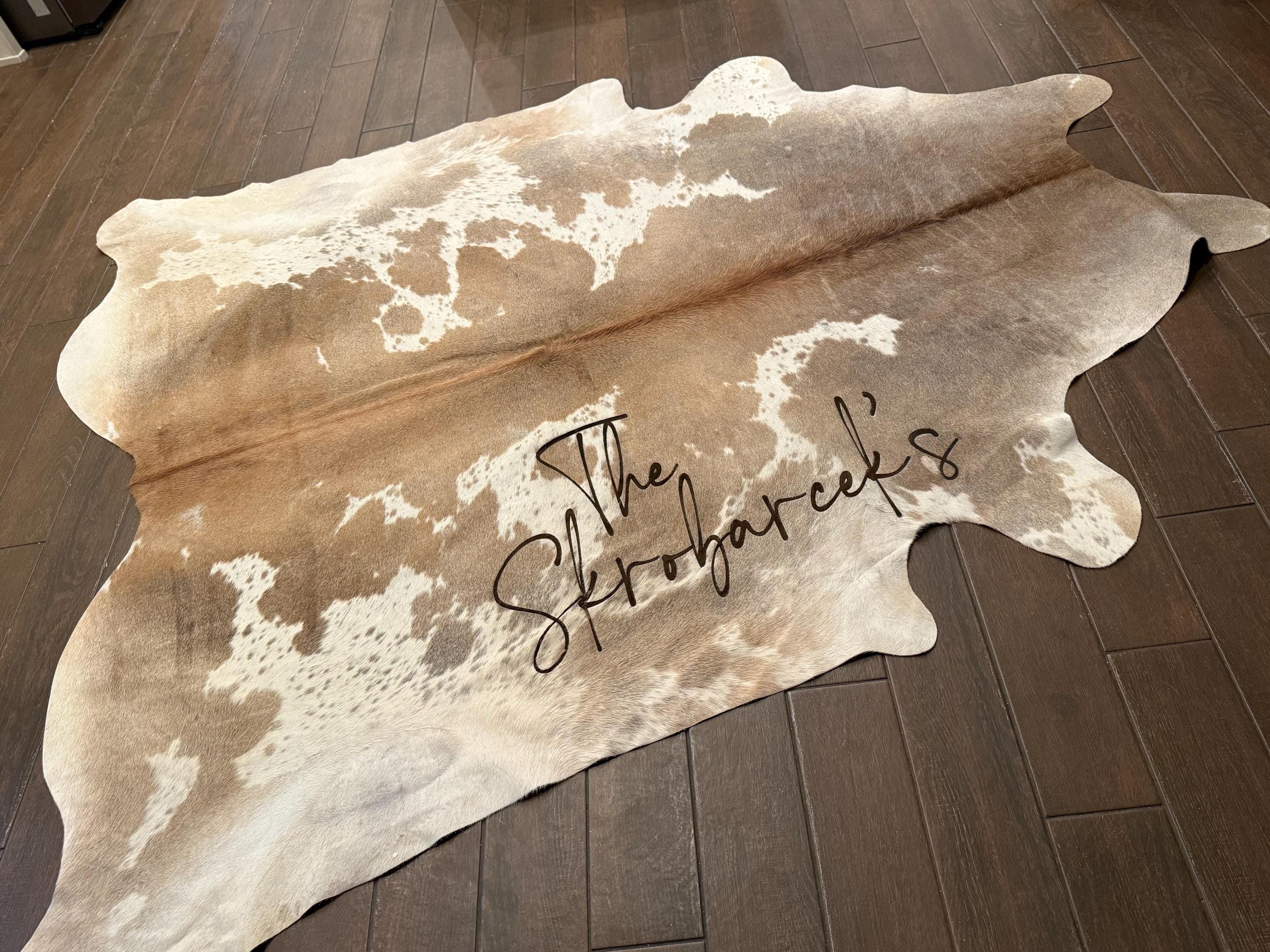 Engraved Rugs Engraved Cowhide Rug - Etsy