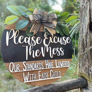 Welcome Door Hanger, Welcome Door Hanger, Housewarming Gift, Farmhouse Door Hanger