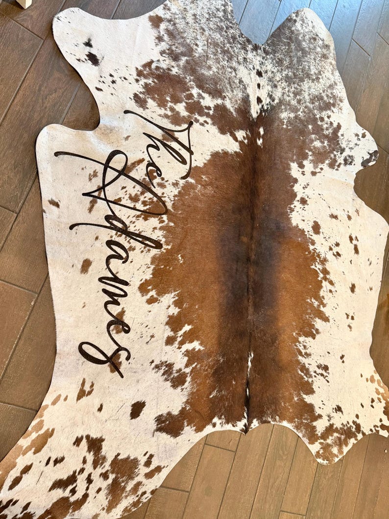 Engraved Rugs Engraved Cowhide Rug - Etsy