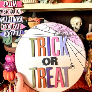 Front Door Decor | Halloween Front Door Wreath | farmhouse Door Hanger | ghost | Fall Wreath | Door Wreath | Housewarming Gift